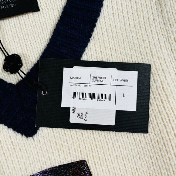 VIKTOR AND ROLF MISTER MISTER MENS SLIM DANDY VEST NWT LARGE - Picture 6 of 6